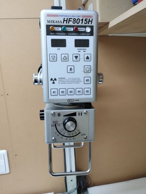 X線（レントゲン）検査用機器の写真